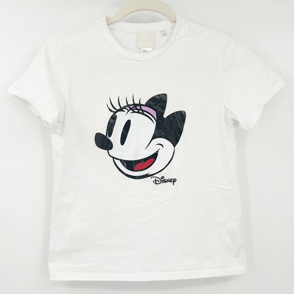 Disney x Givenchy Minnie Mickey Mouse Kids T Shirt Size 12 White Graphic Oswald